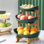 Modern Bamboo Fruit Basket – Multi-Tier Kitchen Storage Organizer-Tableware & Dining Accessories-Unique Casa-Unique Casa