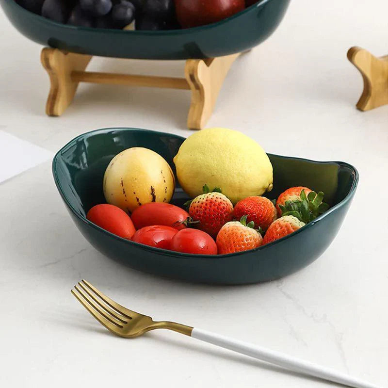 Modern Bamboo Fruit Basket – Multi-Tier Kitchen Storage Organizer-Tableware & Dining Accessories-Unique Casa-Unique Casa