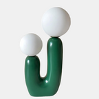 Modern Bedside Table Lamp with Spherical Shades – Elegant Lighting for Bedroom 0