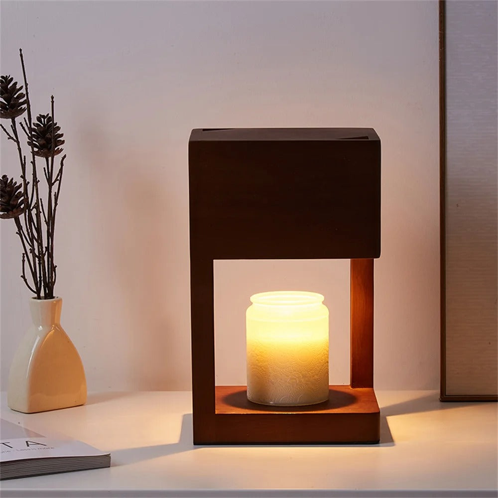 Modern Candle Warmer Lamp – Elegant Table Lamp for Living Room Ambiance 1