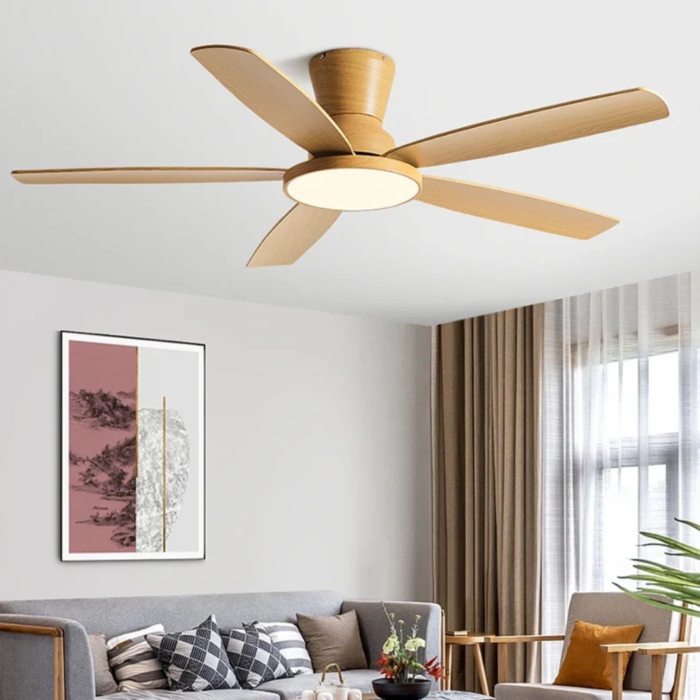 Modern Ceiling Fan with LED Lights and Remote Control – Elegant Home Comfort 4