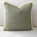 Modern Decorative Geometric Cushion Cover with Frilled Edge-Cushions-Unique Casa-50x50cm-Unique Casa