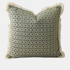 Modern Decorative Geometric Cushion Cover with Frilled Edge-Cushions-Unique Casa-Unique Casa