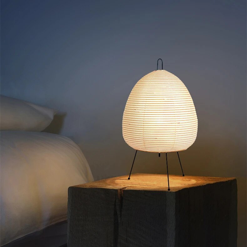 Modern Floor Lamp with Rice Paper Shade – Elegant Standing Lamp for Home 0