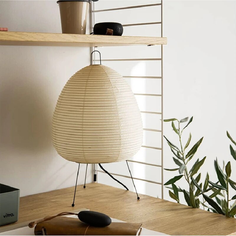 Modern Floor Lamp with Rice Paper Shade – Elegant Standing Lamp for Home 3