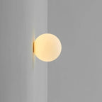 Modern Flush Mount Ceiling Light Fixture – Elegant White Glass Shade for Hallways 4
