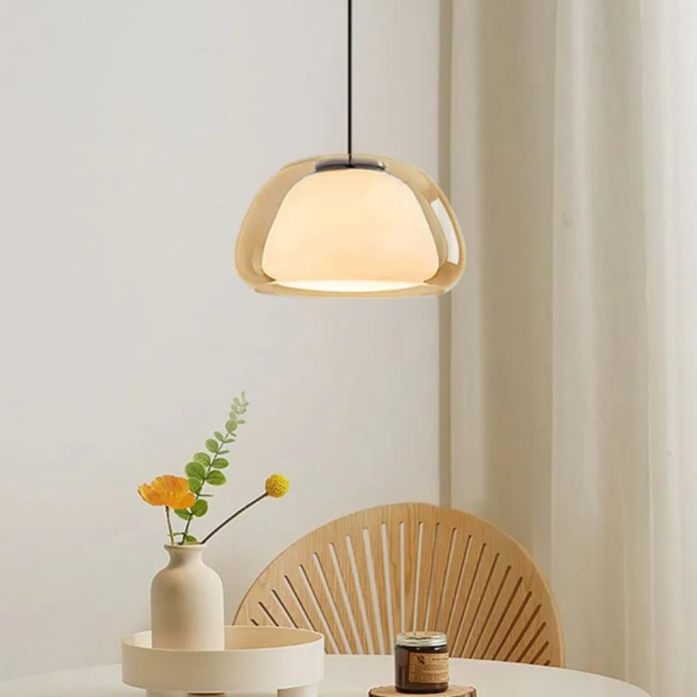 Modern Glass Pendant Lighting – Adjustable Dome Lamp for Kitchen & Dining 2