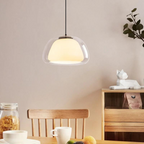 Modern Glass Pendant Lighting – Adjustable Dome Lamp for Kitchen & Dining 7