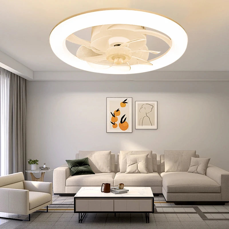 Modern LED Ceiling Fan with Lights – Stylish 48 cm Air Circulator for Home 3