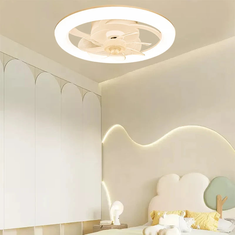 Modern LED Ceiling Fan with Lights – Stylish 48 cm Air Circulator for Home 4