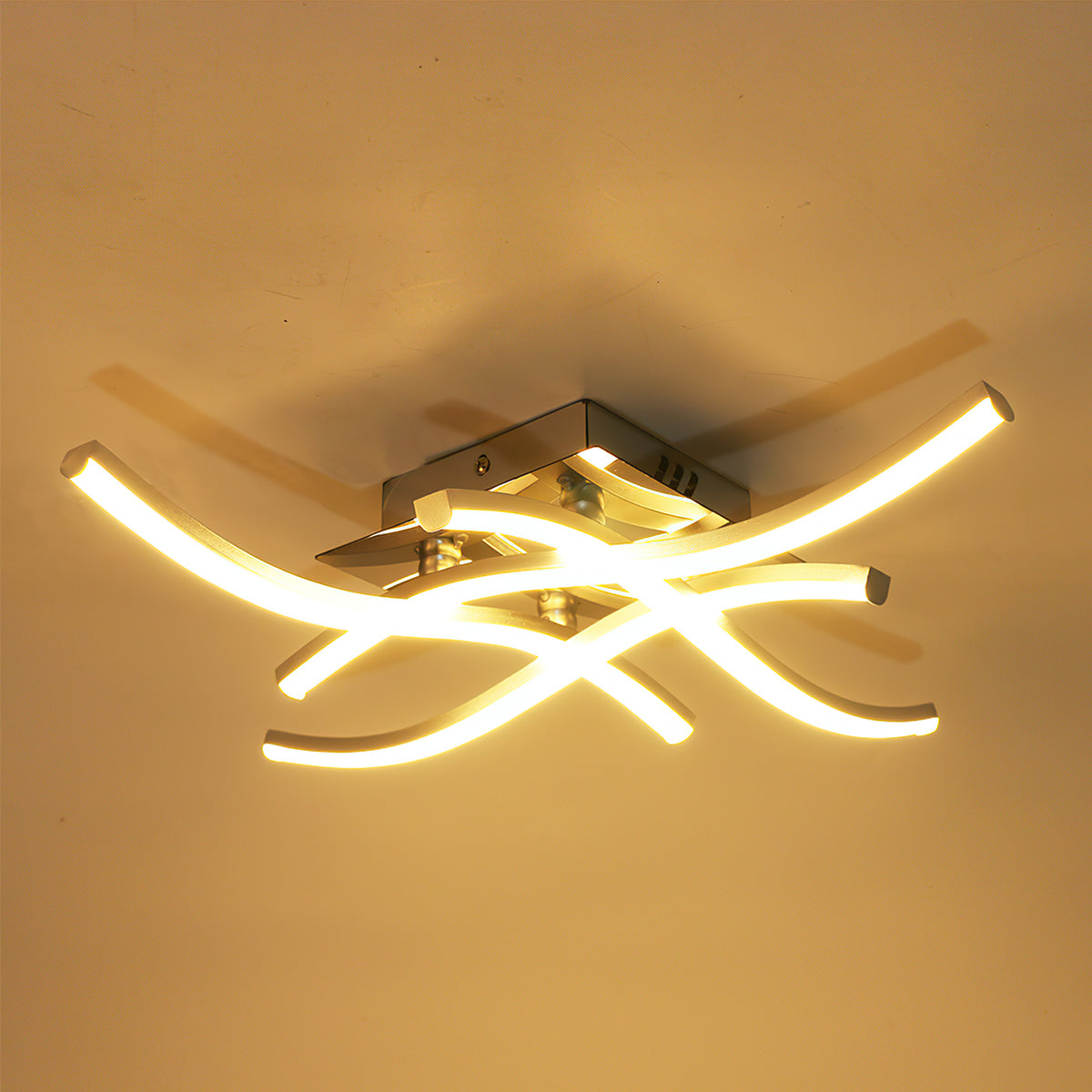 Modern LED Flush Mount Ceiling Light Fixture – Stylish Illumination for Home 8