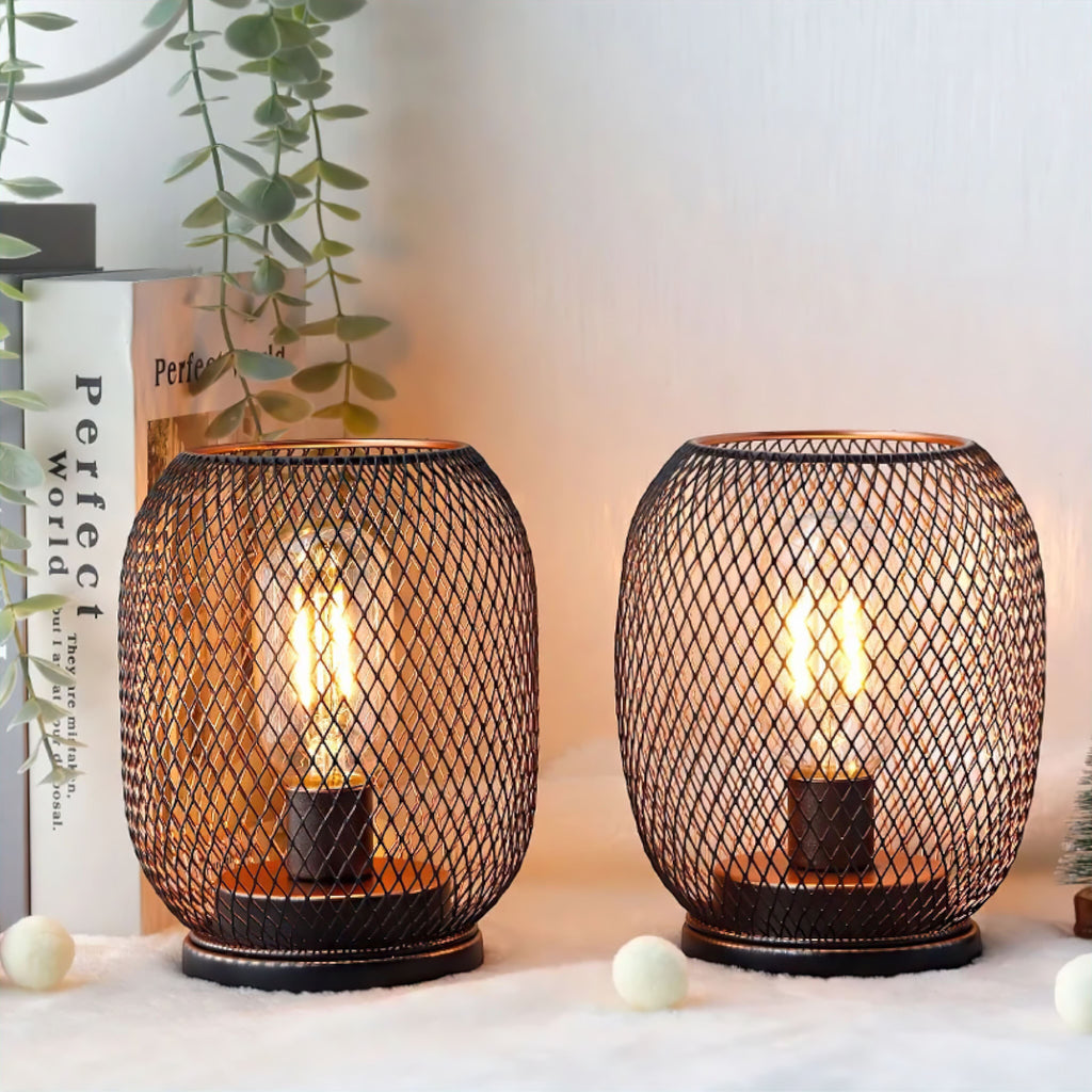Modern LED Lantern with Mesh Design – Versatile Lighting for Home & Garden 1