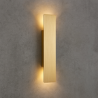 Modern Outdoor LED Wall Light – Weatherproof Golden Lamp for Garden and Patio-Wall Lights-Unique Casa-18W-Warm White-Unique Casa