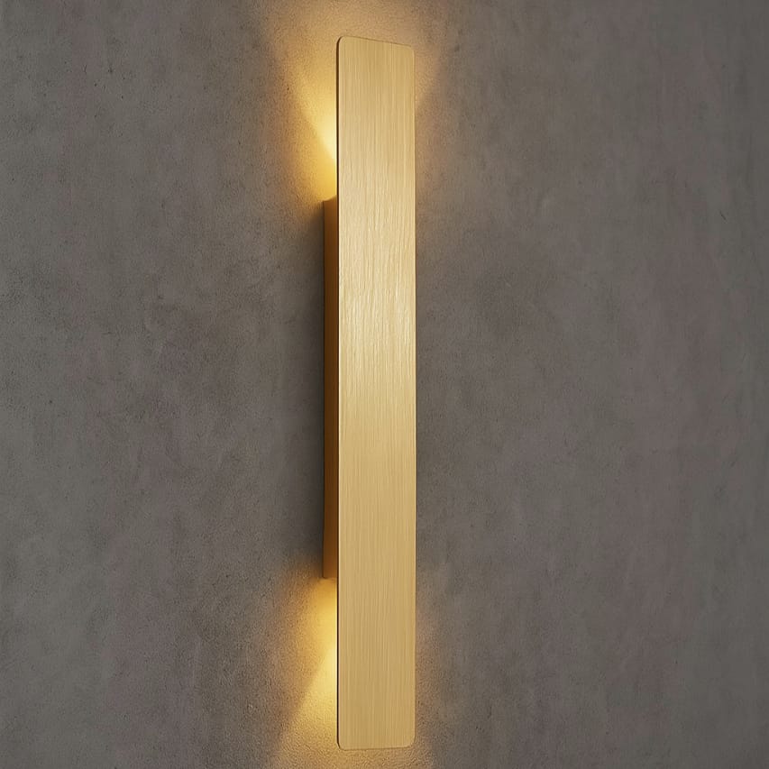 Modern Outdoor LED Wall Light – Weatherproof Golden Lamp for Garden and Patio-Wall Lights-Unique Casa-24W-Warm White-Unique Casa