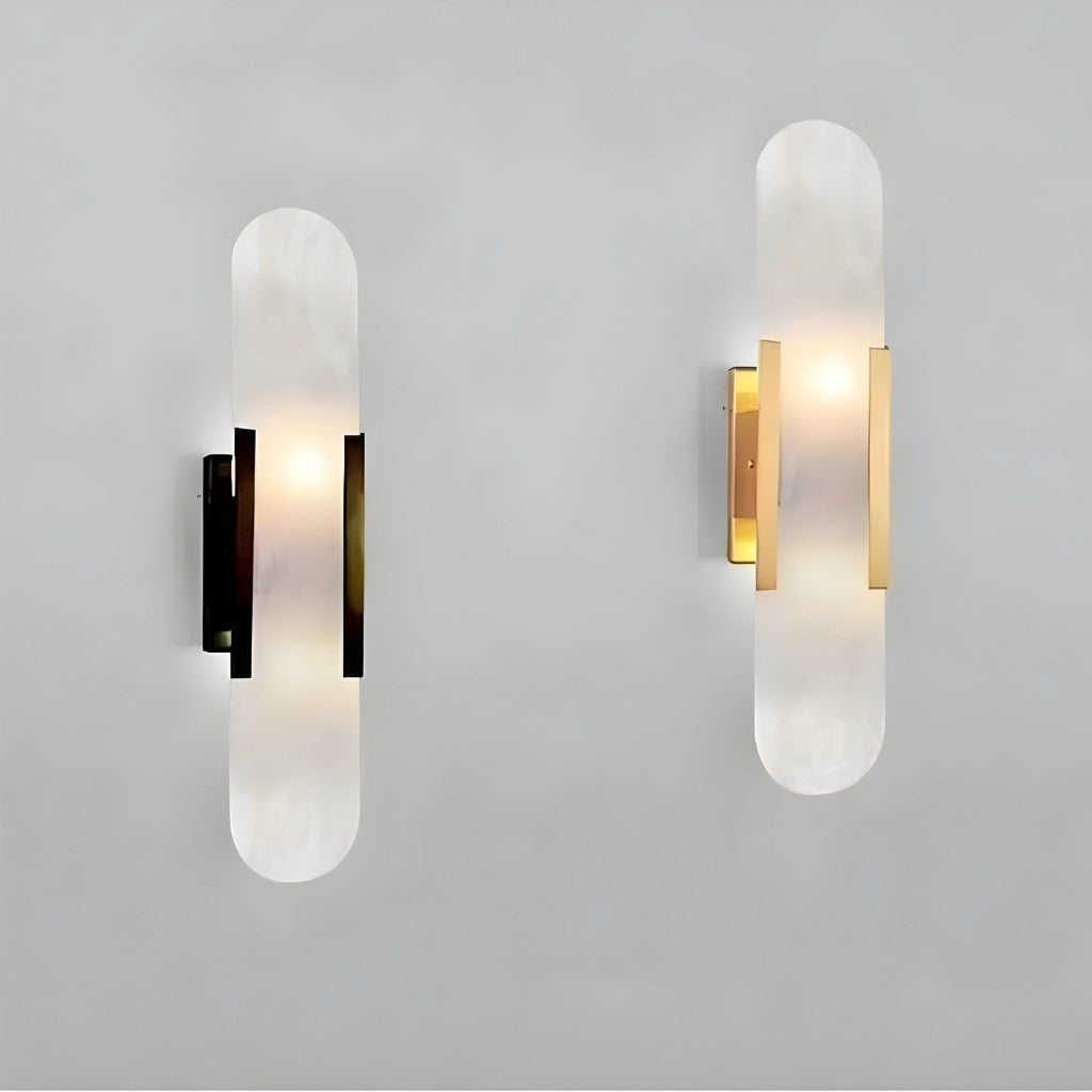 Modern Oval LED Wall Lamp – Elegant Design for Bedroom and Dining Room-Wall Lights-Unique Casa-Unique Casa