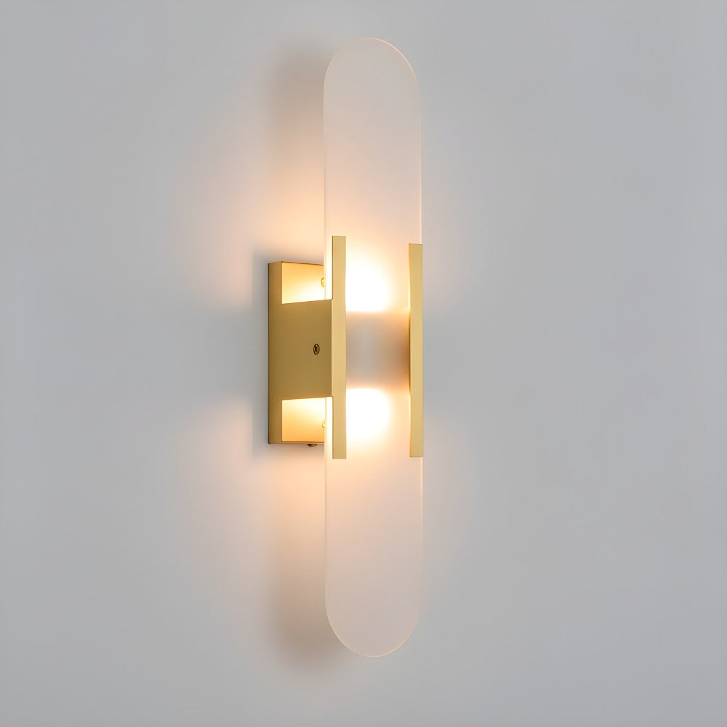 Modern Oval LED Wall Lamp – Elegant Design for Bedroom and Dining Room-Wall Lights-Unique Casa-Unique Casa