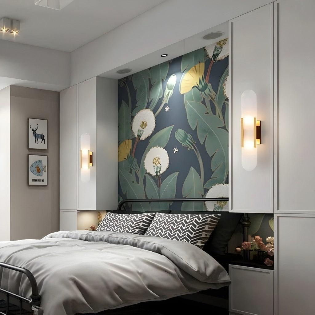 Modern Oval LED Wall Lamp – Elegant Design for Bedroom and Dining Room-Wall Lights-Unique Casa-Unique Casa