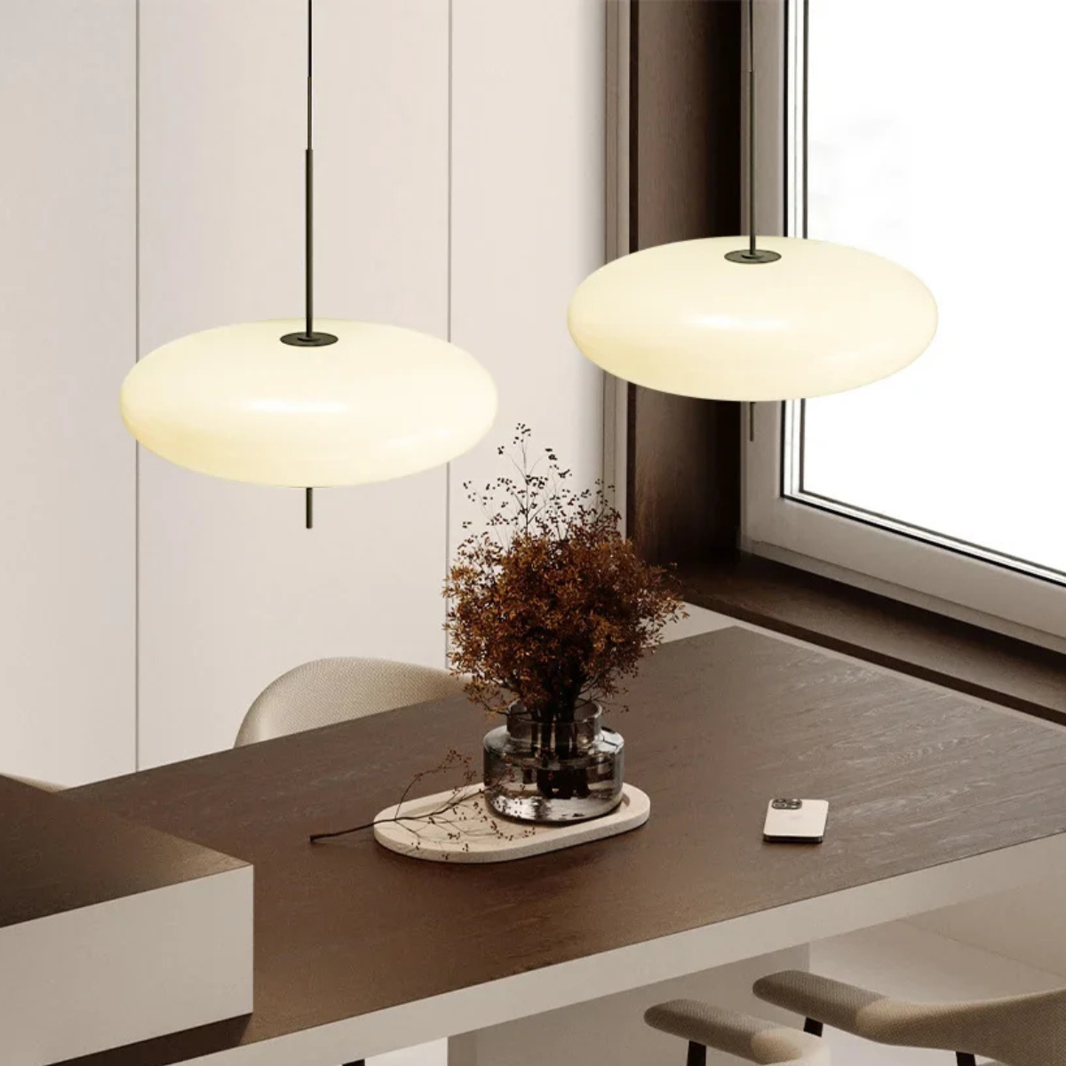 Modern Pendant Lighting Fixture – Minimalist Hanging Light for Dining Room 5