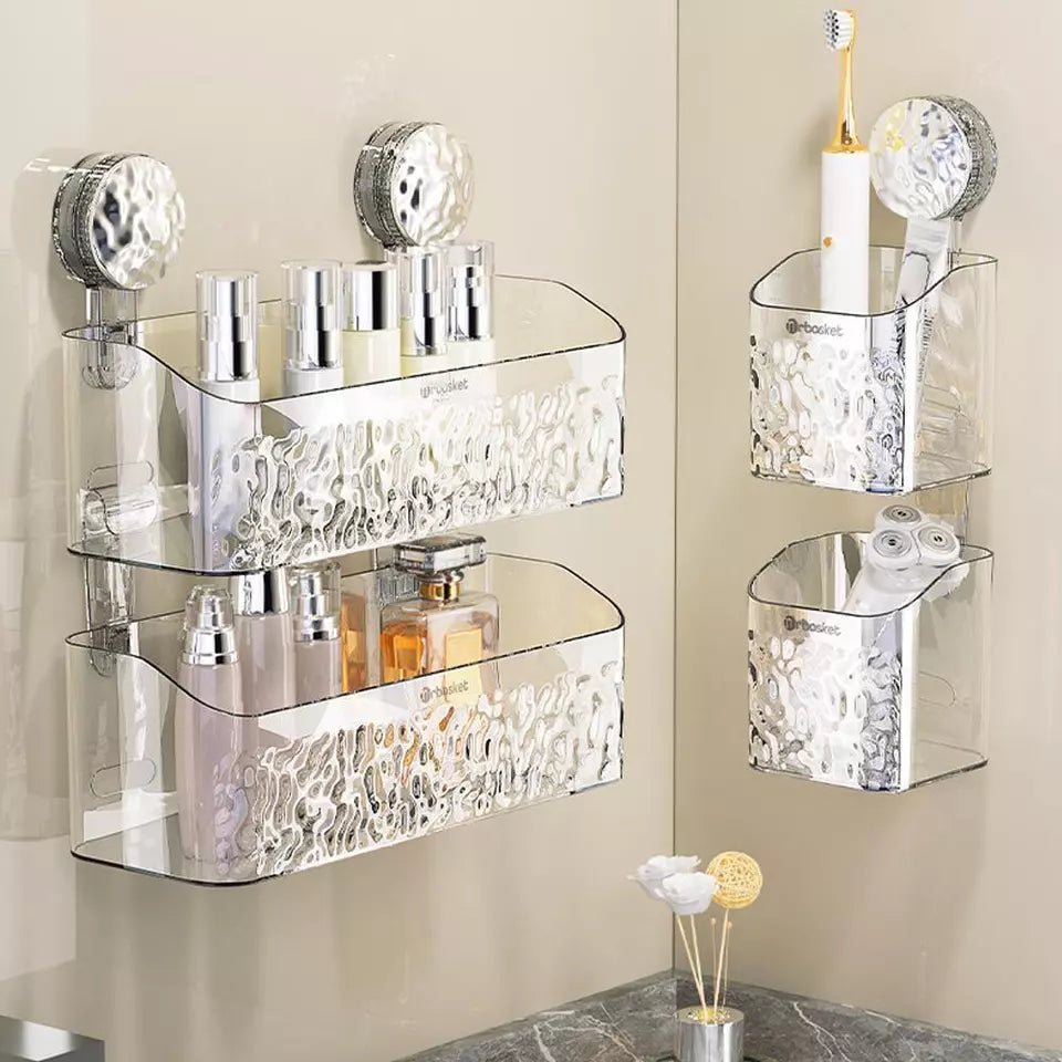 Modern Shower Caddy with Suction Cups – Stylish Bathroom Storage Solution 3