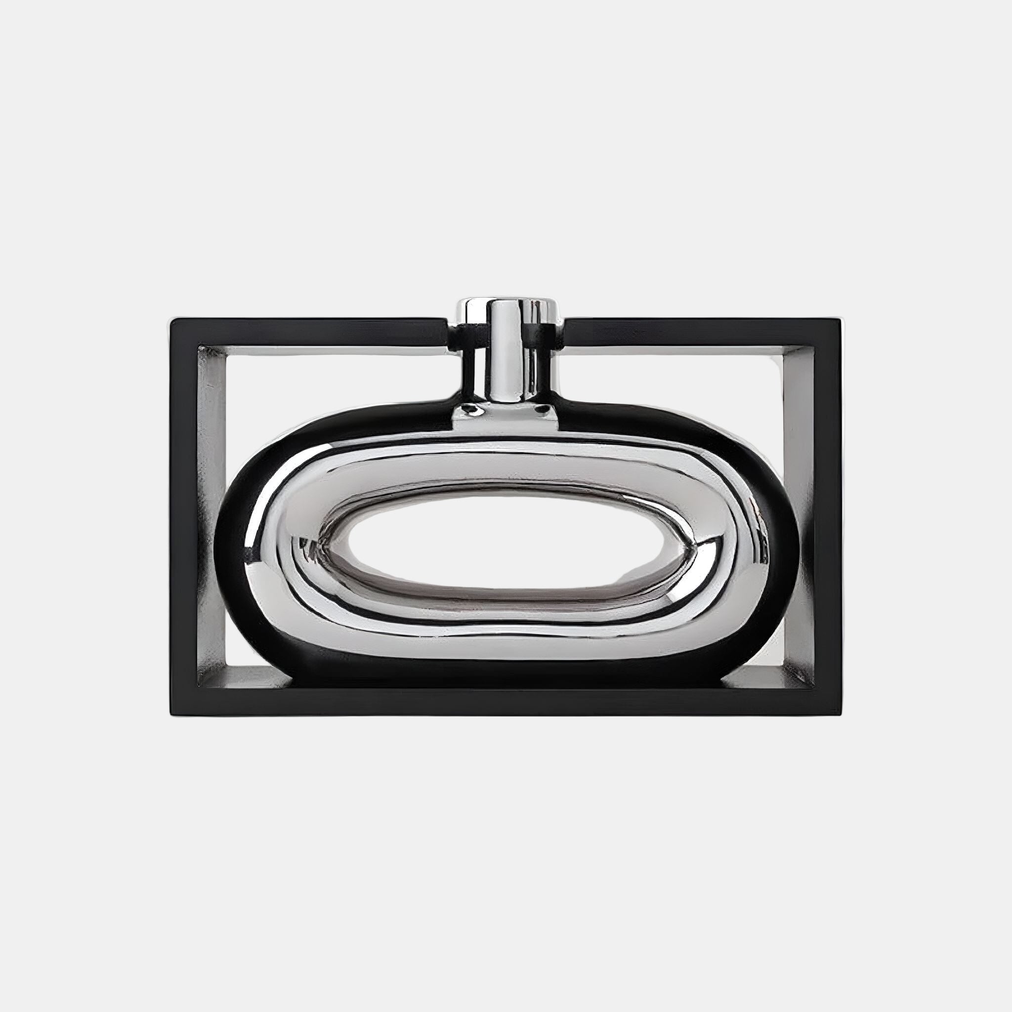 Modern Silver Vase – Elegant Minimalist Home Decor for Any Room 0
