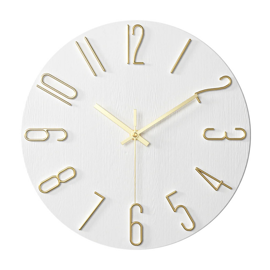Modern Wall Clock – Minimalist Silent Timepiece for Living Room Decor 4
