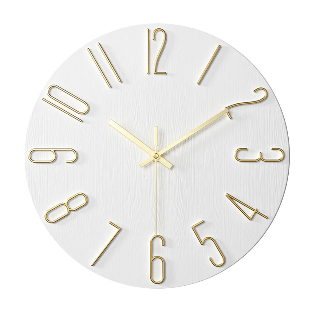 Modern Wall Clock – Minimalist Silent Timepiece for Living Room Decor 4