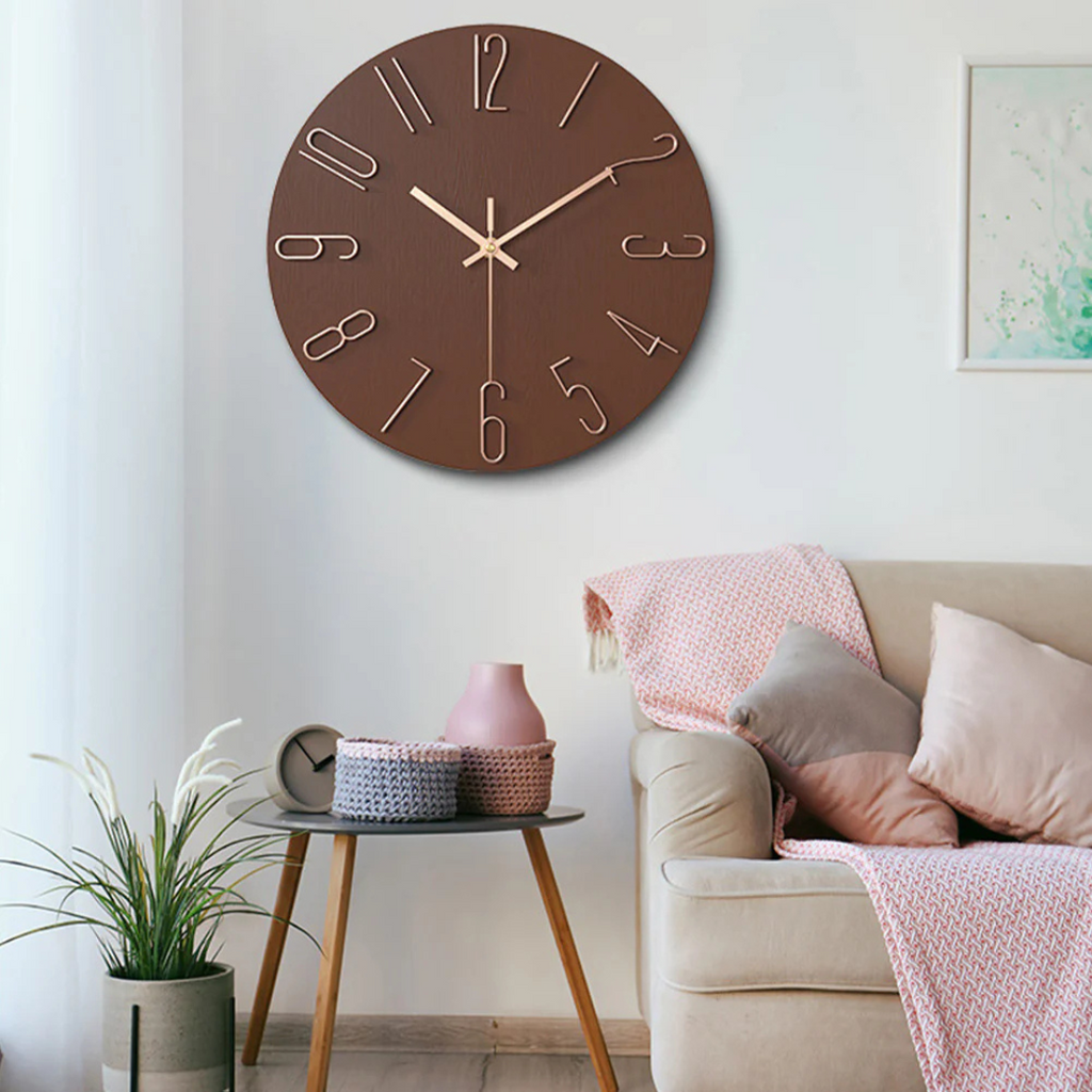 Modern Wall Clock – Minimalist Silent Timepiece for Living Room Decor 1