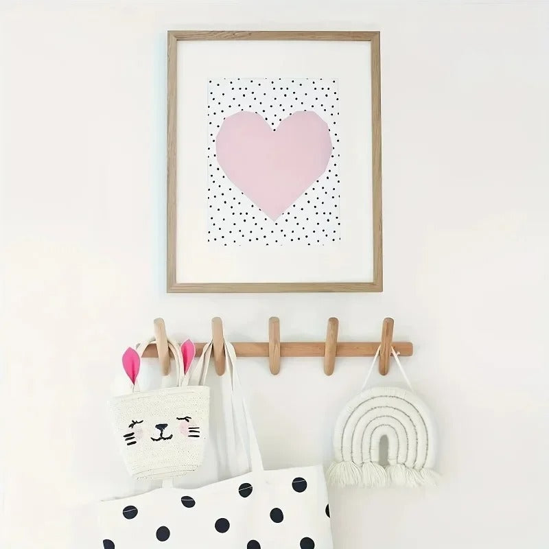 Modern Wall Mounted Coat Rack with Hooks – Stylish Entryway Organizer 2