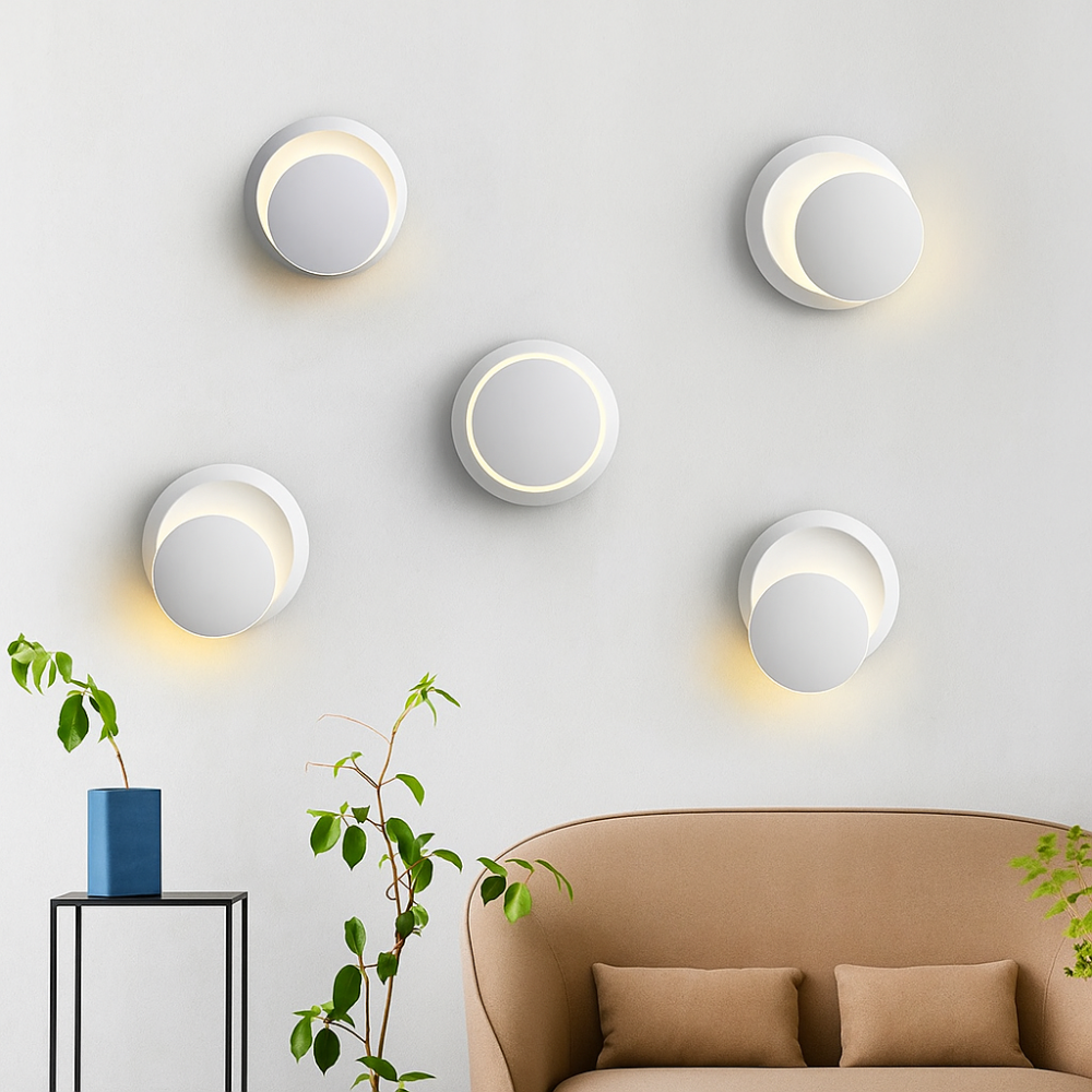 Modern Wall Sconce Lighting – Adjustable Rotatable LED Wall Lamp for Any Room 0