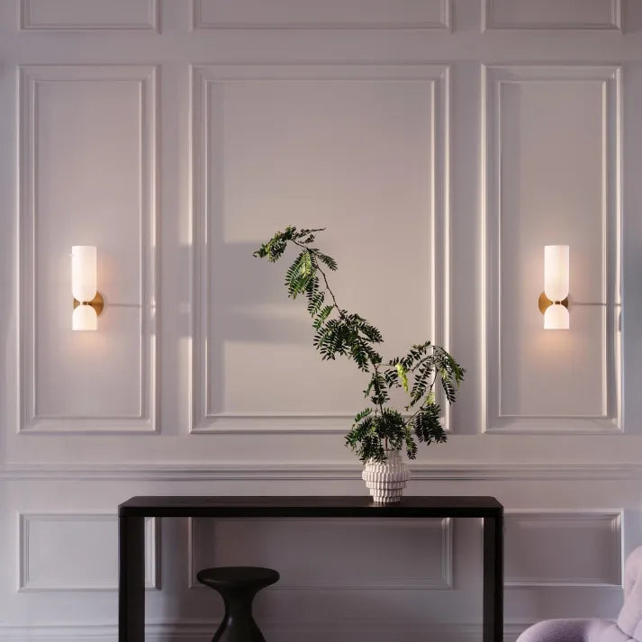 Modern Wall Sconce Lighting with Glass Shades – Elegant Wall Lamp for Home 2