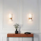 Modern Wall Sconce Lighting with Glass Shades – Elegant Wall Lamp for Home 4