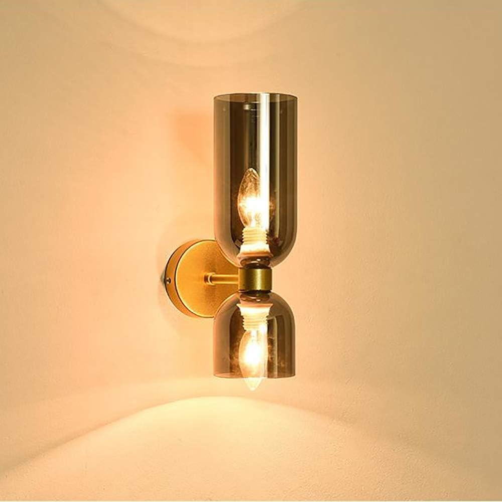 Modern Wall Sconce Lighting with Glass Shades – Elegant Wall Lamp for Home 5