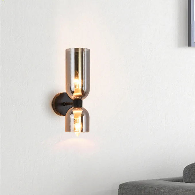 Modern Wall Sconce Lighting with Glass Shades – Elegant Wall Lamp for Home 6