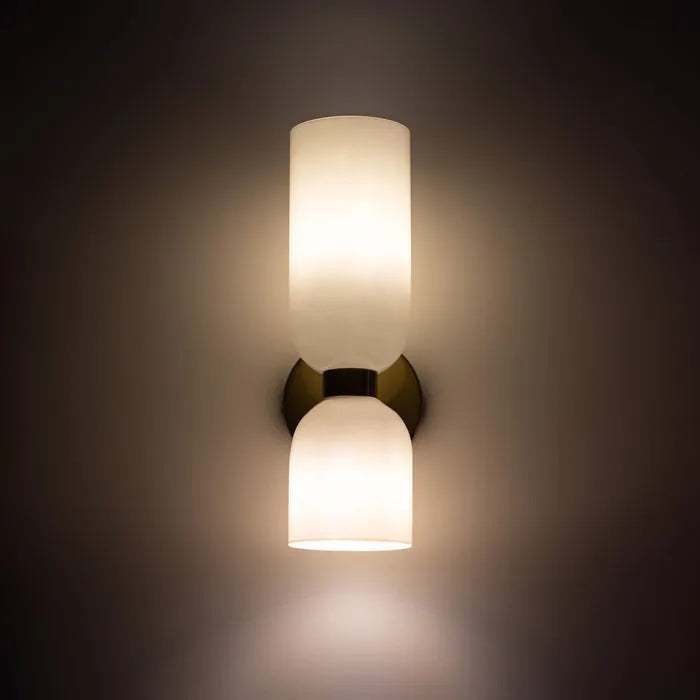 Modern Wall Sconce Lighting with Glass Shades – Elegant Wall Lamp for Home 8
