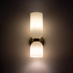 Modern Wall Sconce Lighting with Glass Shades – Elegant Wall Lamp for Home 8