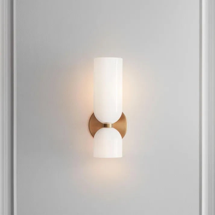 Modern Wall Sconce Lighting with Glass Shades – Elegant Wall Lamp for Home 9