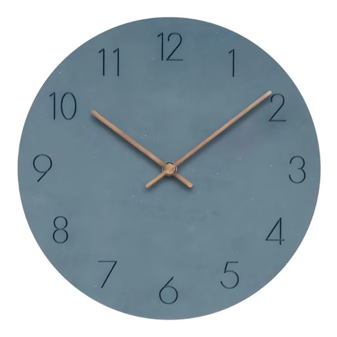Modern Wooden Wall Clock with Silent Quartz Movement for Home Decor 7