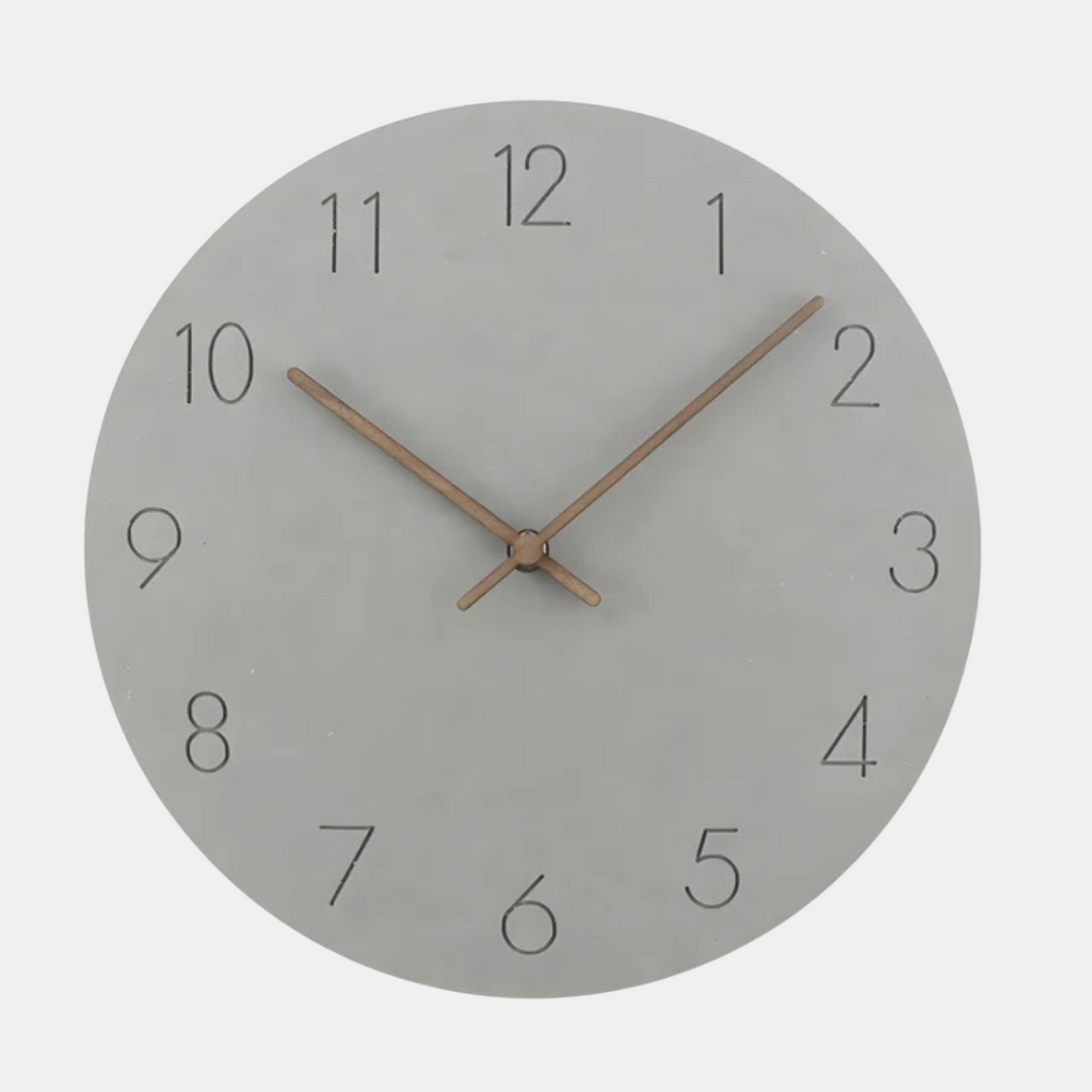 Modern Wooden Wall Clock with Silent Quartz Movement for Home Decor 0