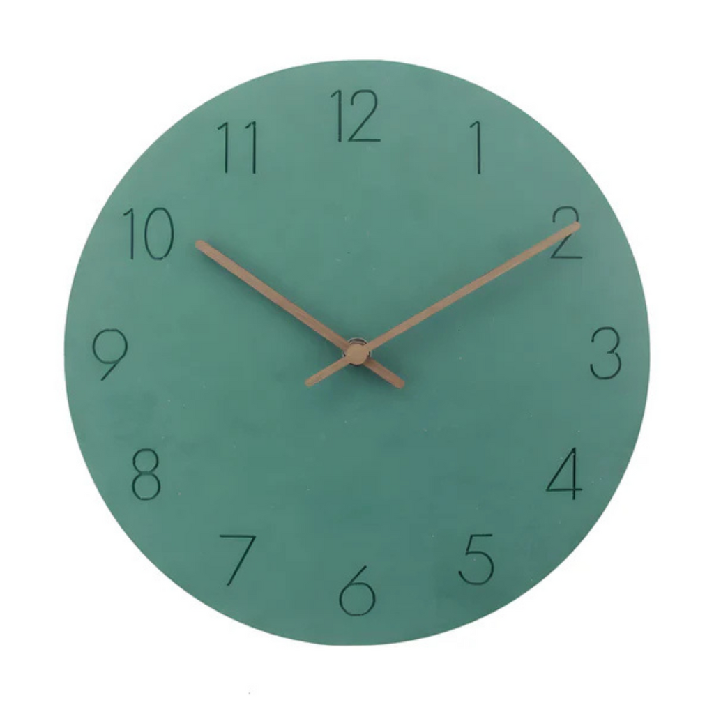 Modern Wooden Wall Clock with Silent Quartz Movement for Home Decor 4