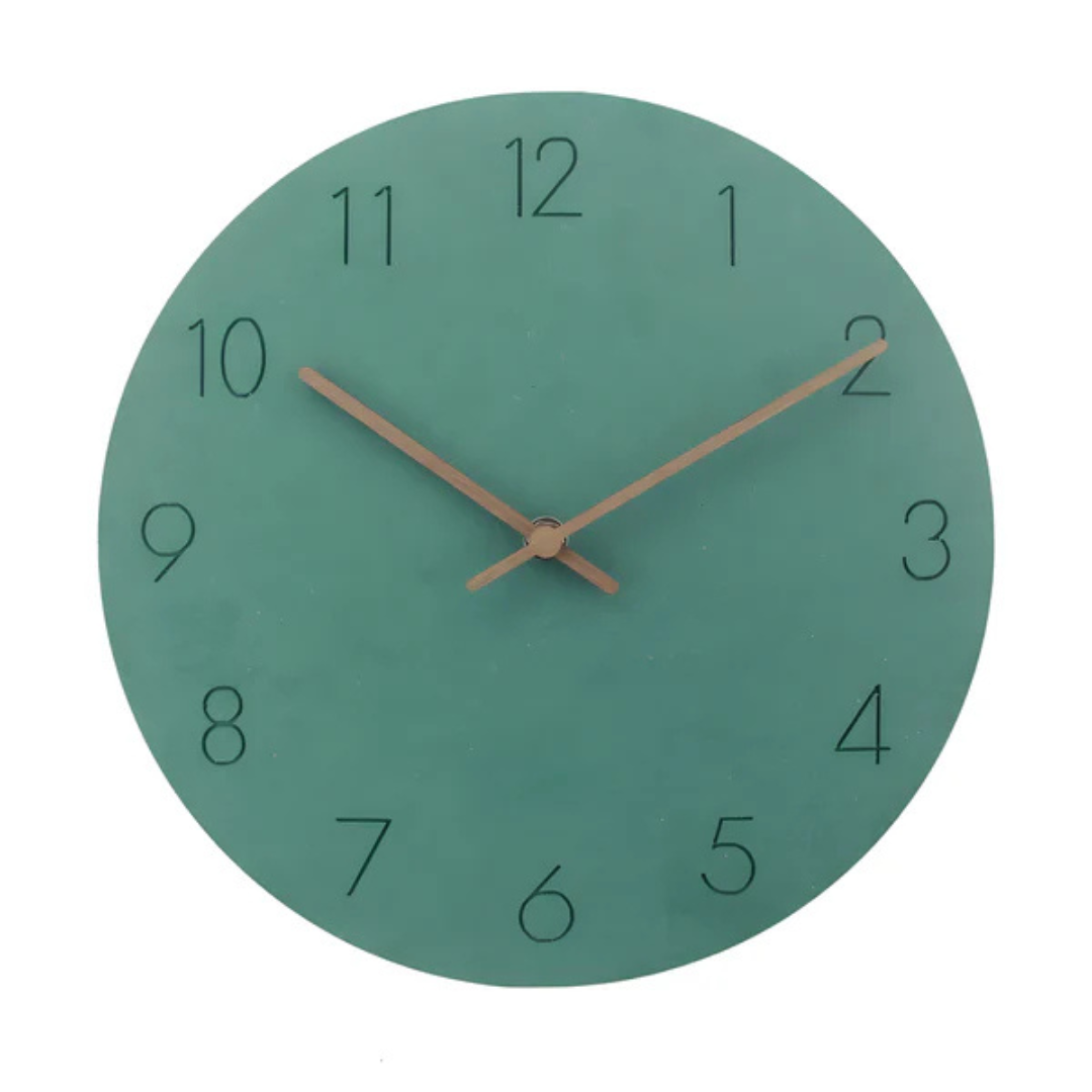 Modern Wooden Wall Clock with Silent Quartz Movement for Home Decor 4