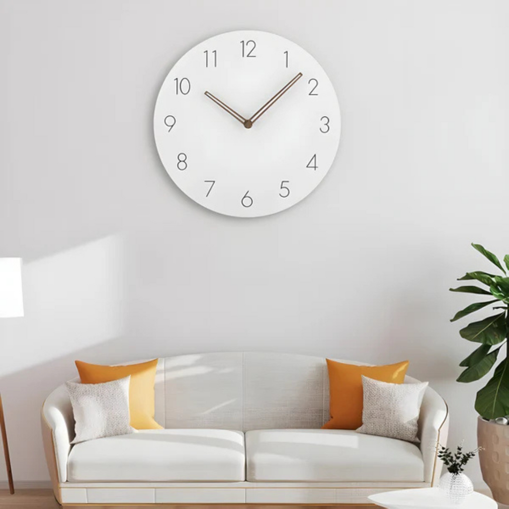 Modern Wooden Wall Clock with Silent Quartz Movement for Home Decor 3