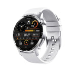 Monitoring Waterproof Smartwatch For Health And Activity Tracking-Smartwatch-Unique Casa-F207 Silver Silicon-Unique Casa