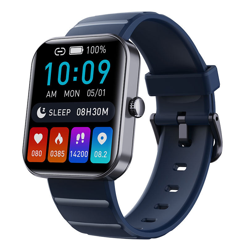 Monitoring Waterproof Smartwatch For Health And Activity Tracking-Smartwatch-Unique Casa-F21pro Blue-Unique Casa