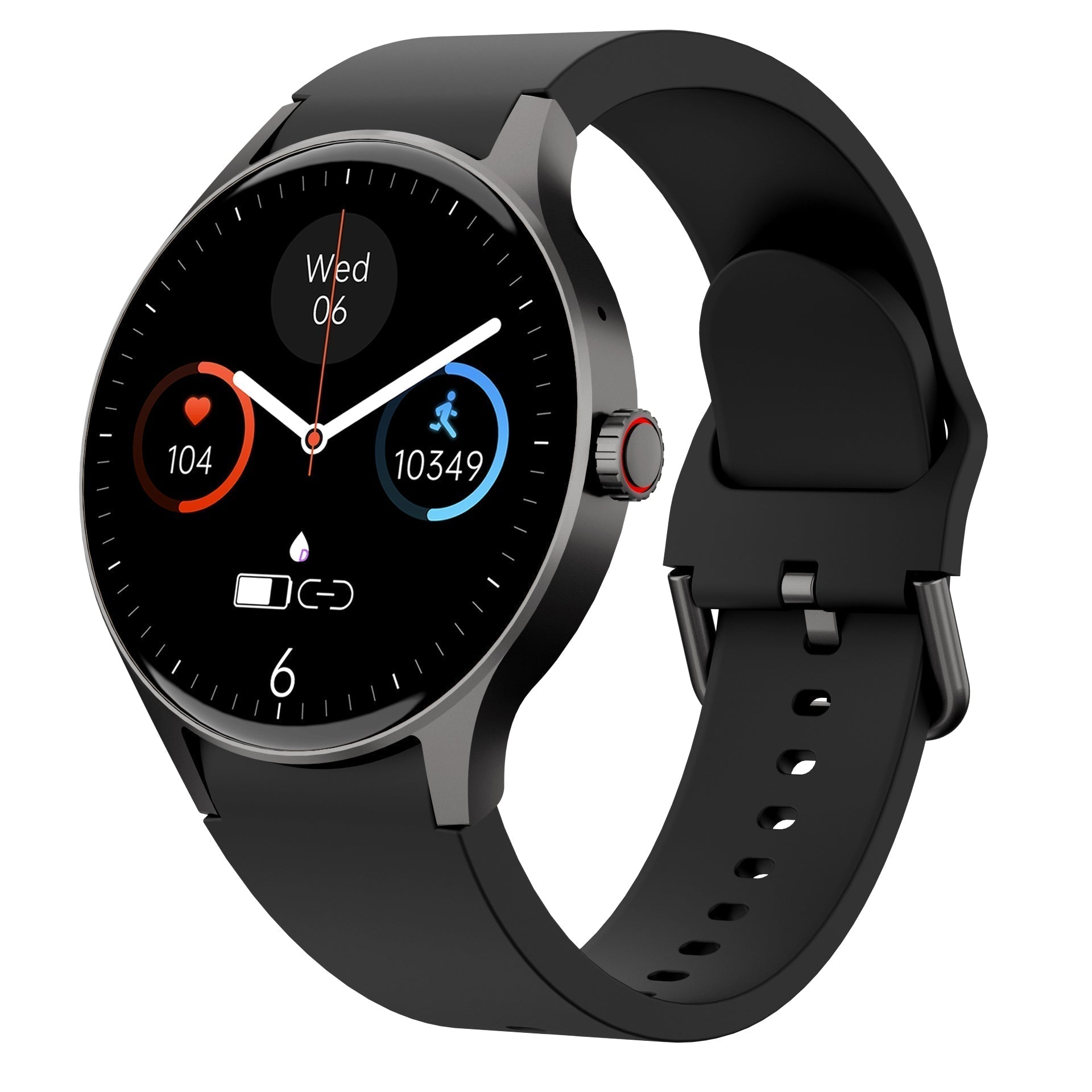 Monitoring Waterproof Smartwatch For Health And Activity Tracking-Smartwatch-Unique Casa-Y80 Black-Unique Casa