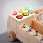 Montessori Busy Board for Kids – Interactive Learning Montessori Toy with LED Lights and Tools-Children Toys & Accessoires-Unique Casa-Unique Casa