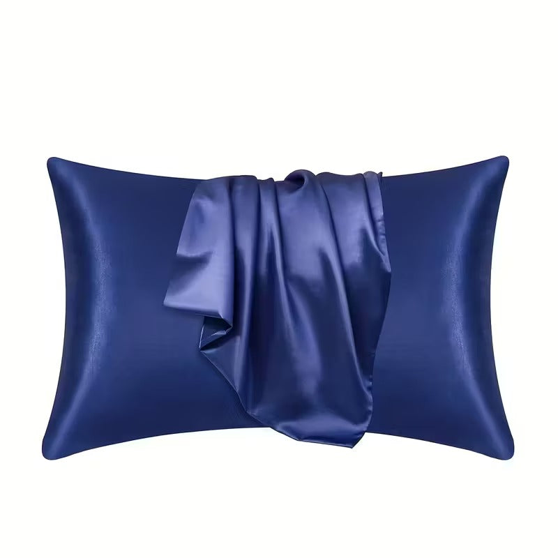 Mulberry Silk Pillowcase for Sensitive Skin – Breathable Luxury for Sleep-Pillowcases-Unique Casa-Blue-20x30inch-Unique Casa