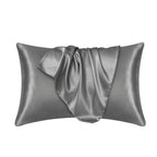 Mulberry Silk Pillowcase for Sensitive Skin – Breathable Luxury for Sleep-Pillowcases-Unique Casa-Dark Grey-20x30inch-Unique Casa