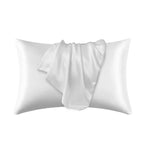 Mulberry Silk Pillowcase for Sensitive Skin – Breathable Luxury for Sleep-Pillowcases-Unique Casa-White-20x30inch-Unique Casa