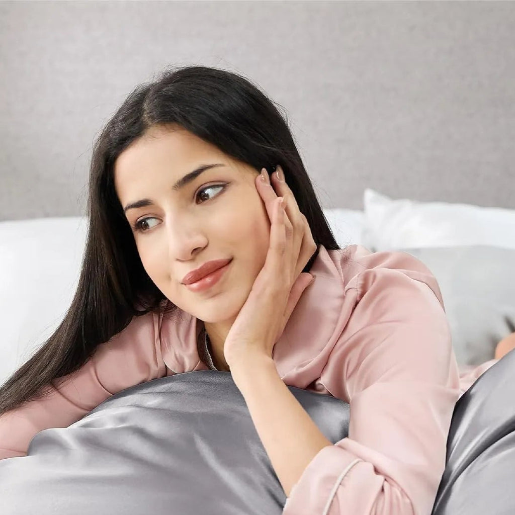 Mulberry Silk Pillowcase Set – Luxurious 2 Pack for Hair and Skin Care 3