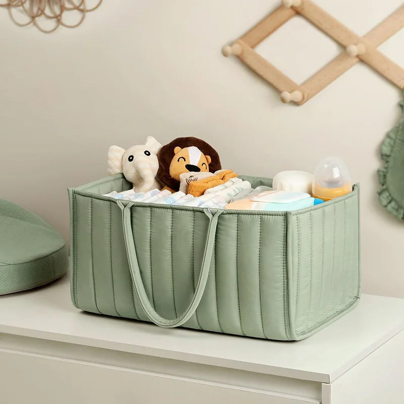 Multifunctional Baby Nappy Caddy Storage Basket with Handles-Baby & Children-Unique Casa-Unique Casa